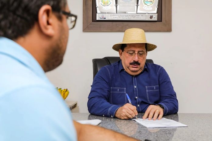 Prefeito Gilberto Gonçalves anuncia construção de nova escola em Rio Largo