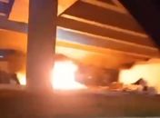 Incêndio atinge barracas de pessoas em situação de rua em Maceió