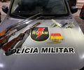 Homem é preso após circular com cinco armas de fogo e munições em Anadia