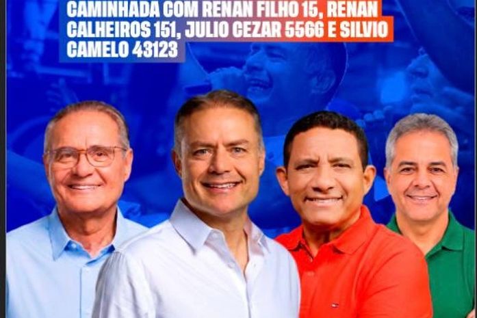 Renan Filho faz caminhada em Palmeira nesta sexta-feira (4)