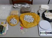 Materiais apreendidos pela DRN