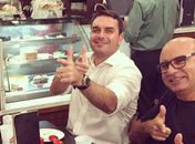 Flávio Bolsonaro e seu ex-assessor Fabrício Queiroz.