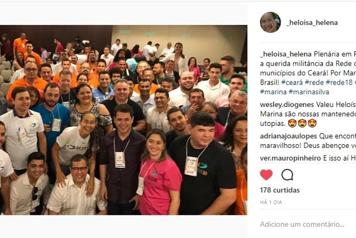 HH esteve em Fortaleza com a militância da Rede de vários municípios do Ceará