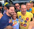 Chico Filho declara apoio a Francisco Sales durante lançamento da candidatura do ex-vereador com mais de mil pessoas em Bebedouro