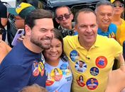 Chico Filho declara apoio a Francisco Sales durante lançamento da candidatura do ex-vereador com mais de mil pessoas em Bebedouro