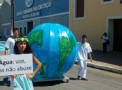 Estudantes alertam sobre o uso da água