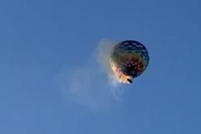 Maçarico causou incêndio em balão que caiu em Praia Grande (SC), diz piloto