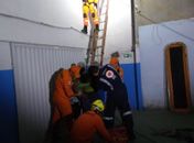 Após sofrer choque elétrico, homem é resgatado de telhado em Alagoas