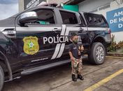 Polícia Civil torna realidade sonho de criança de 6 anos em andar de viatura

