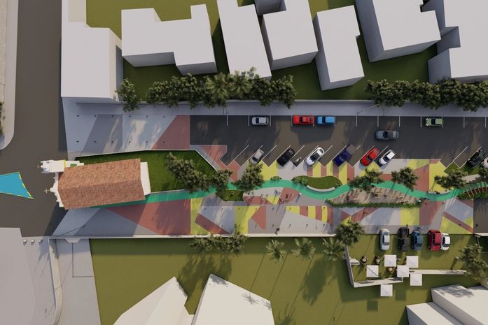 Prefeito JHC autoriza obra para implantar boulevard do Mirante São Gonçalo, no Farol; veja como vai ficar