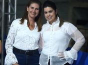A vereadora Silvana Pereira ao lado de Morgana Tavares, num recente encontro em Junqueiro