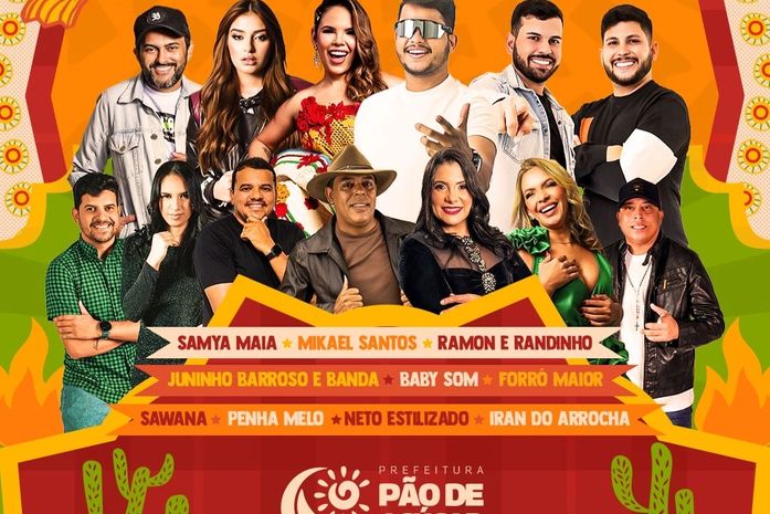 Prefeitura de Pão de Açúcar anuncia atrações do Forroçúcar 2025 e celebra tradição junina com atrações nacionais e locais