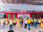 Fim do ano letivo é celebrado com festa natalina em escola municipal