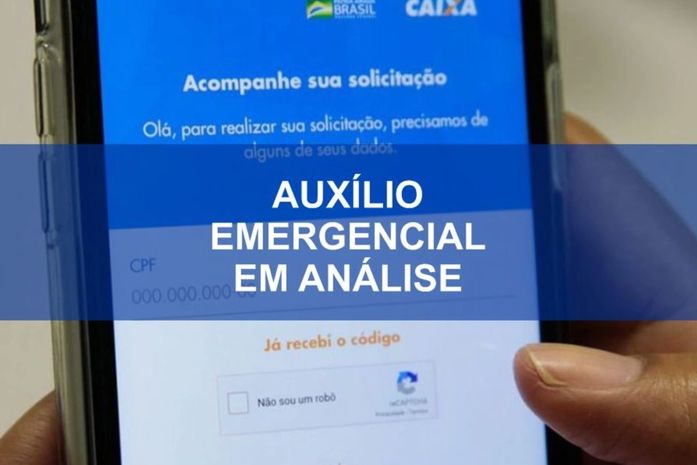 Auxílio emergencial consta em análise para algumas pessoas