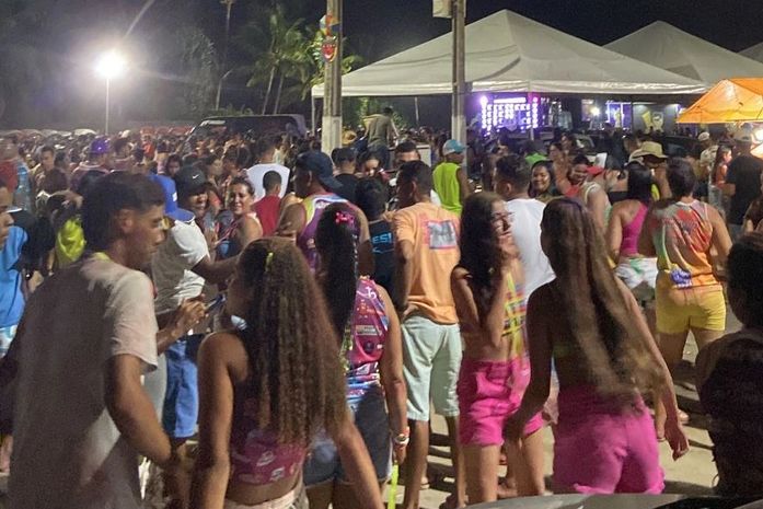 A cidade ficou tomada de gente de toda parte