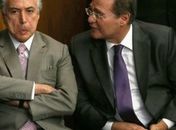 presidente Michel Temer e Renan Calheiros
