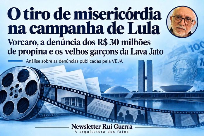 O tiro de misericórdia na campanha de Lula: Vorcaro, a propina de R$ 30 milhões e os velhos garçons da Lava Jato