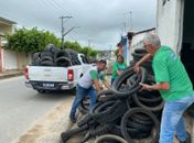 Meio Ambiente de Anadia recolhe cerca de 10 toneladas de pneus inservíveis
