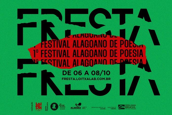 Começa hoje o Fresta, festival de poesia on-line premiado na lei Aldir Blanc em Alagoas