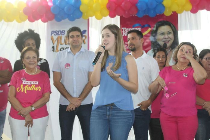 “Juventude feminina também precisa ser protagonista da política”, diz Cibele Moura em encontro do PSDB Mulher