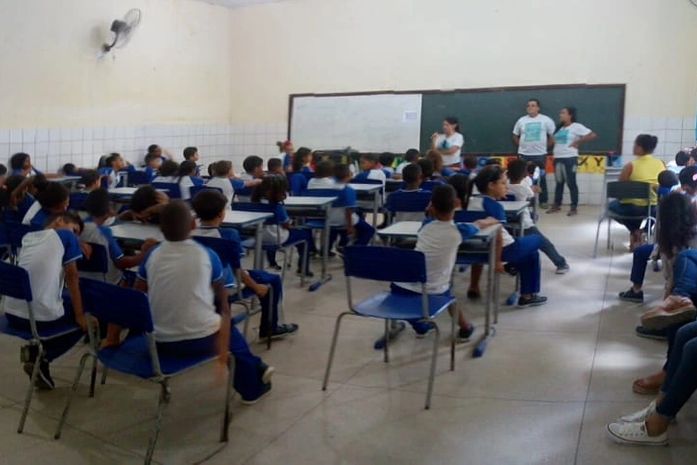 Ao todo, 56 crianças participaram da oficina onde receberam informações sobre trabalho infantil.