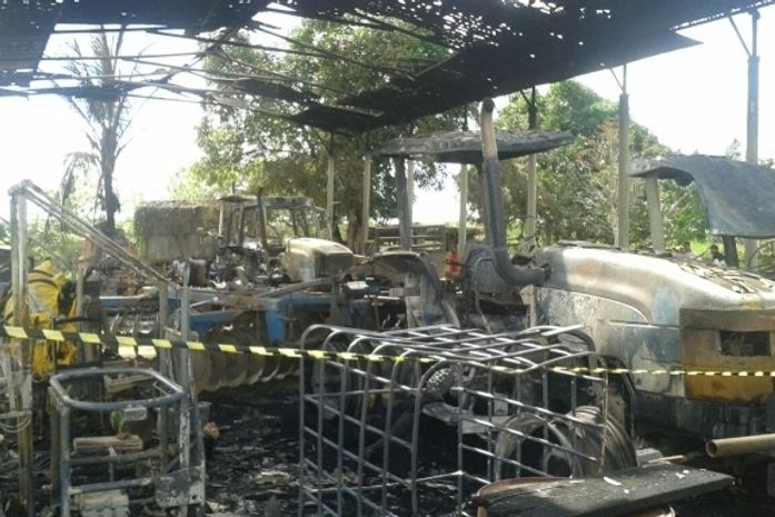 Fazenda é alvo de incêndio criminoso em Taquarana