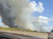 Incêndios em canaviais provocou nuvem de fumaça em partes da cidade de Arapiraca

