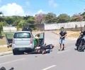 Motociclista morre e mulher fica ferida após grave acidente na Cruz das Almas, em Maceió
