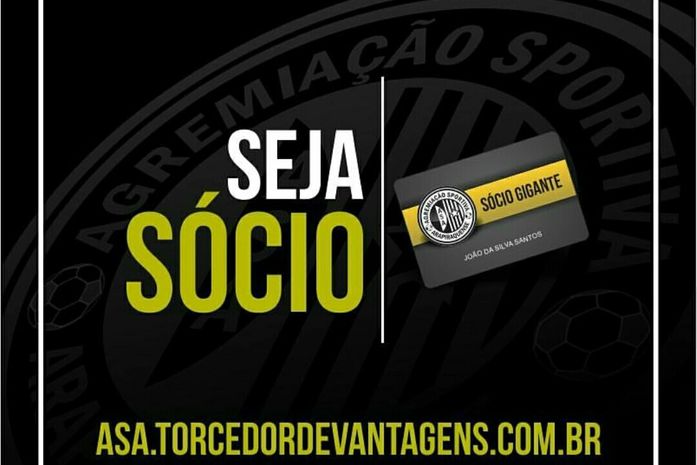 Parceria unifica os planos de sócio-torcedor do ASA e amplia as vantagens para os adeptos