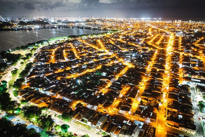 Vergel 100% LED: rede de iluminação pública no bairro é totalmente modernizada