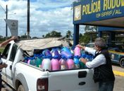 Dois mil quilos de produtos de limpeza sem nota fiscal são apreendidos em carro de passeio, na BR-101