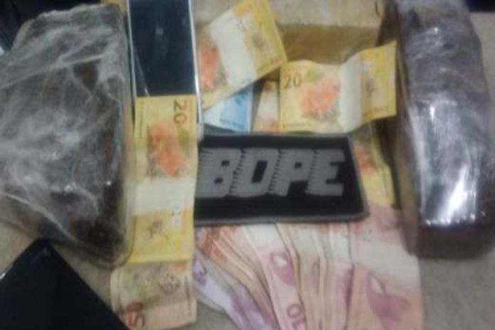 Material estava sendo transportado por Marcos Ferreira de Souza Junior, 20 anos