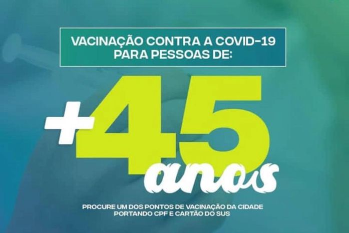 Municípios alagoanos começam imunizar contra a Covid-19 público a baixo dos 50 anos