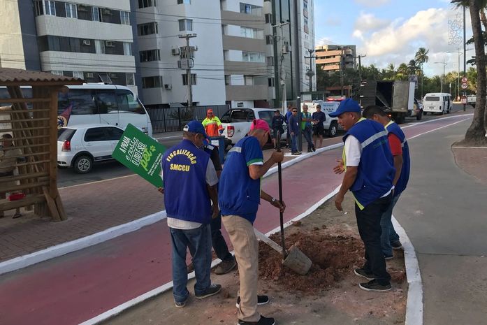 A disputa do secretário e a retirada das placas da Orla