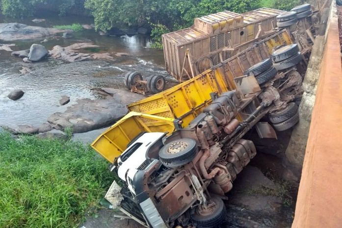 Acidente foi registrado em estrada vicinal na zona rural de Campo Alegre