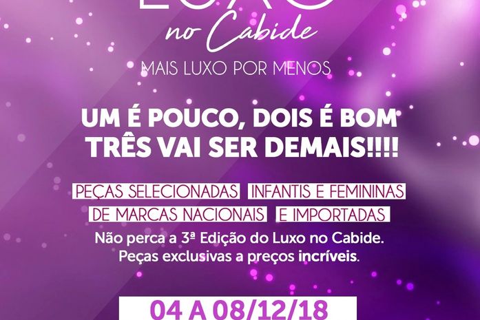 Brechó de luxo volta em terceira edição para fim de ano