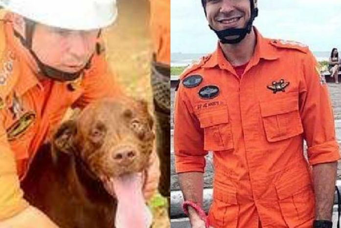 Os capitães do Corpo de Bombeiros Militar de Alagoas, Jorge Luiz e Luiz Augusto.