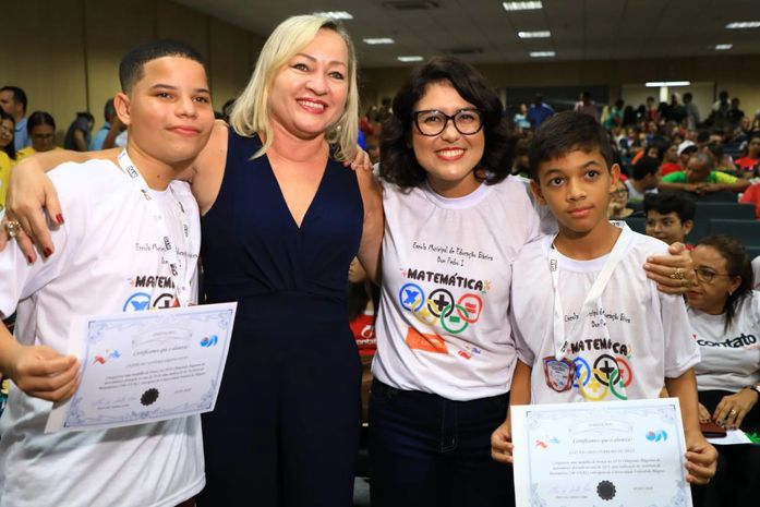 Estudantes da rede municipal de ensino de Rio Largo são medalhistas em olimpíadas de matemática