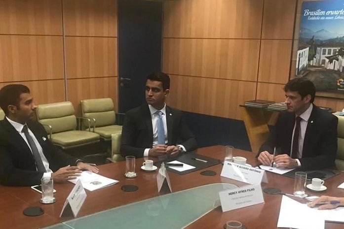 Moacir Teófilo e JHC Com Ministro do Turismo