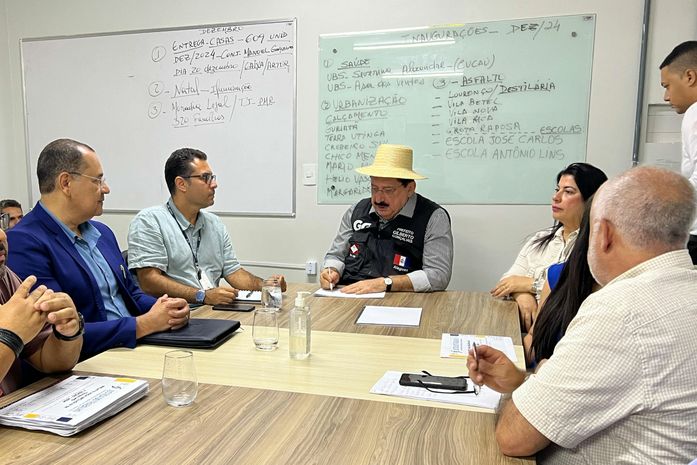 Prefeito Gilberto Gonçalves recebe Juiz Flávio Luiz da Costa do TRT/AL para firmar adesão da gestão ao Projeto Mutirão Vaga Inclusiva na Região Metropolitana