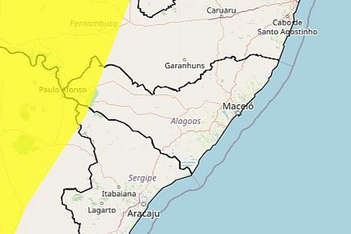 Seis cidades do Sertão de AL estão em alerta de perigo potencial para baixa umidade do ar, diz Inmet