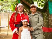 Ação de Natal do Batalhão de Trânsito entrega presentes a crianças de escola pública de Maceió