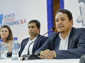 Rodrigo Buarque destaca compromisso com o SUS durante acolhimento do Cosems-BA.