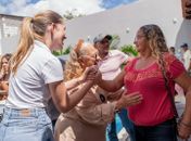 Cibele Moura visita Maribondo e destaca trabalho social da Associação Amigos de Maribondo

