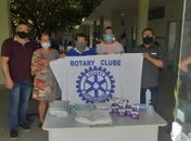 Rotary Club de Arapiraca-Centro faz doação de 46 testes para a COVID-19 à Unidade Sentinela e m Arapiraca-Alagoas, através do Projeto Coronazero realizado pelo Rotary 