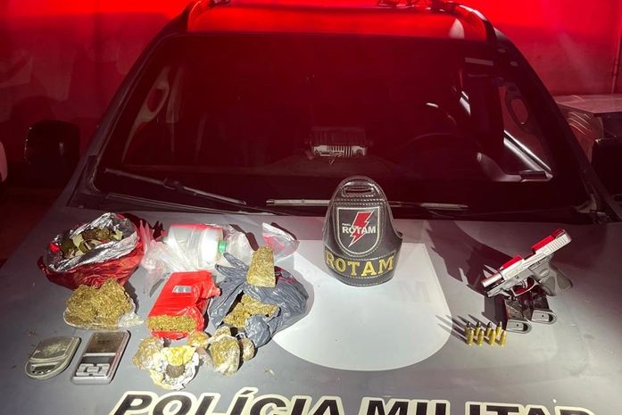 Grupo criminoso é detido com arma e drogas durante operação em Pilar