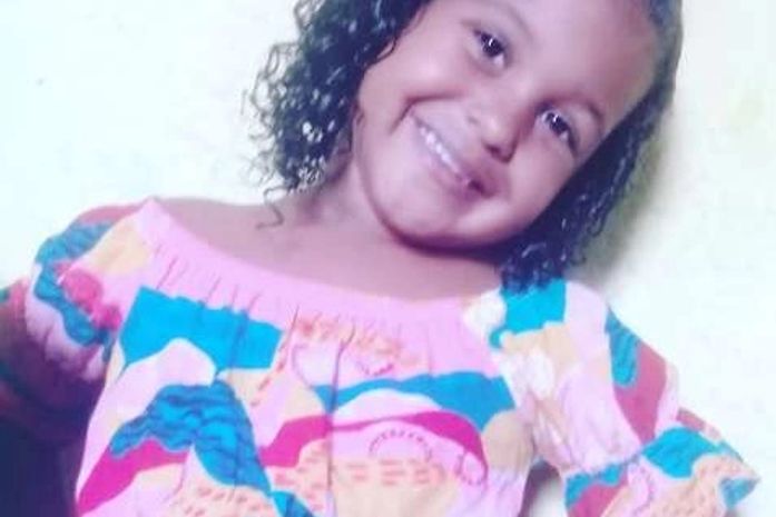 Evelly Vitória Oliveira, de 4 anos