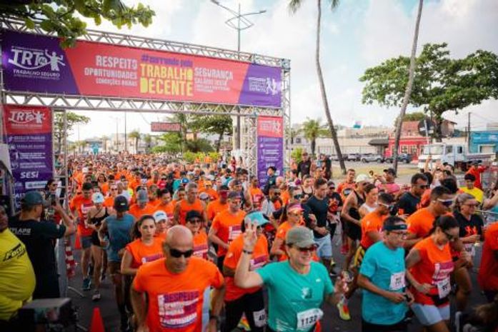 Corrida TRT-AL reúne mais de 1800 atletas pelo trabalho seguro e contra o trabalho Infantil
