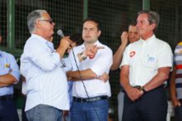 Collor e Renan Filho com o empresariado de Alagoas