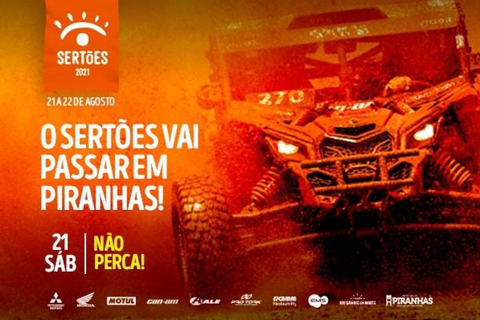 Piranhas será rota de passagem do Rally dos Sertões neste sábado (21)